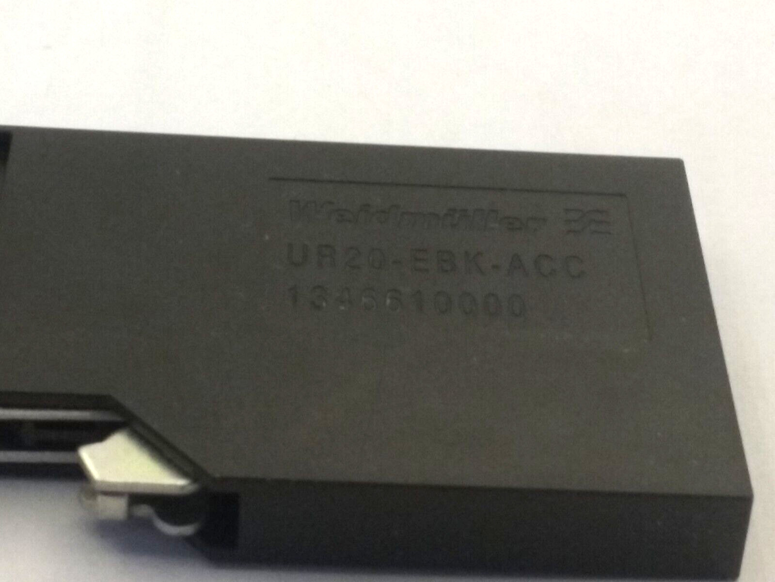 WEIDMULLER 1346610000 I/O MODULE END BRACKET (UR20-EBK-ACC) NNB