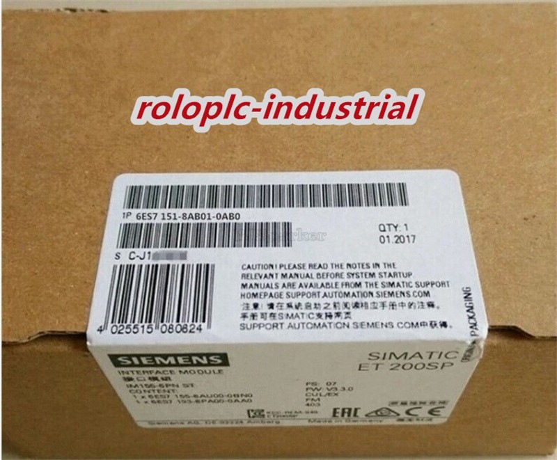 New In Box Siemens 6ES7 151-8AB01-0AB0/6ES7151-8AB01-0AB0 Module