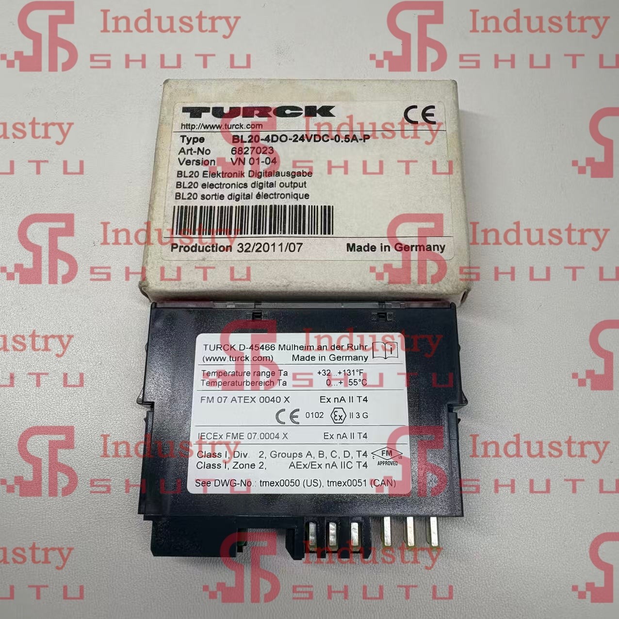 1pcs New TURCK BL20-4DO-24VDC-0.5A-P 6827023 PLC module IN BOX Quality Guarantee