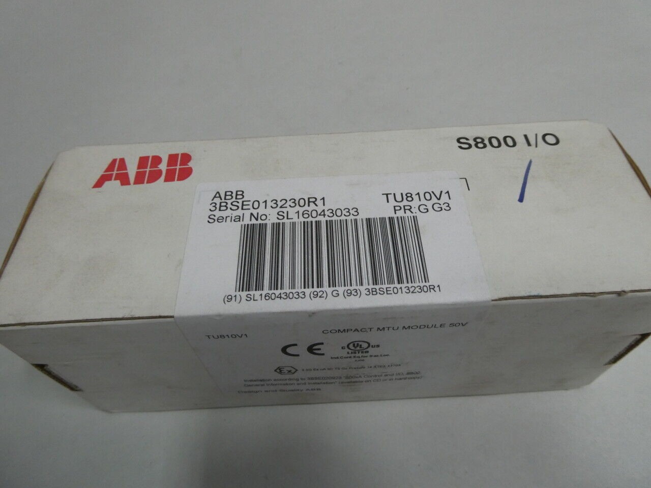 Abb 3BSE013230R1 S800 I/o Compact Module Termination Unit US Free TAX