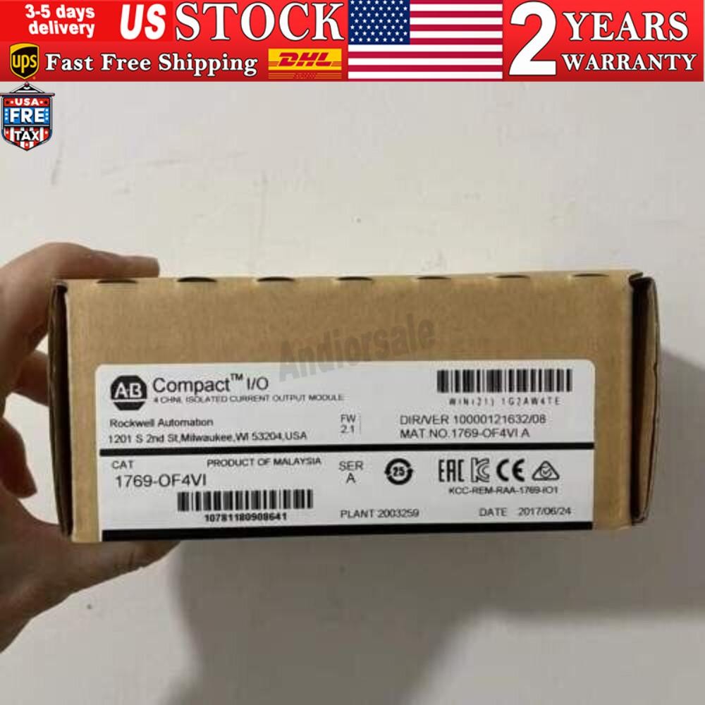 AB 1769-OF4VI SER A CompactLogix 4 Pt A/O Voltage Module US Free Tax