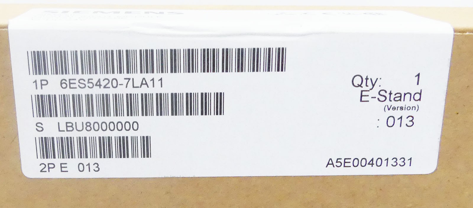 SIEMENS SIMATIC S5 6ES5420-7LA11 6ES5 420-7LA11 E-Stand: 13 -sealed-