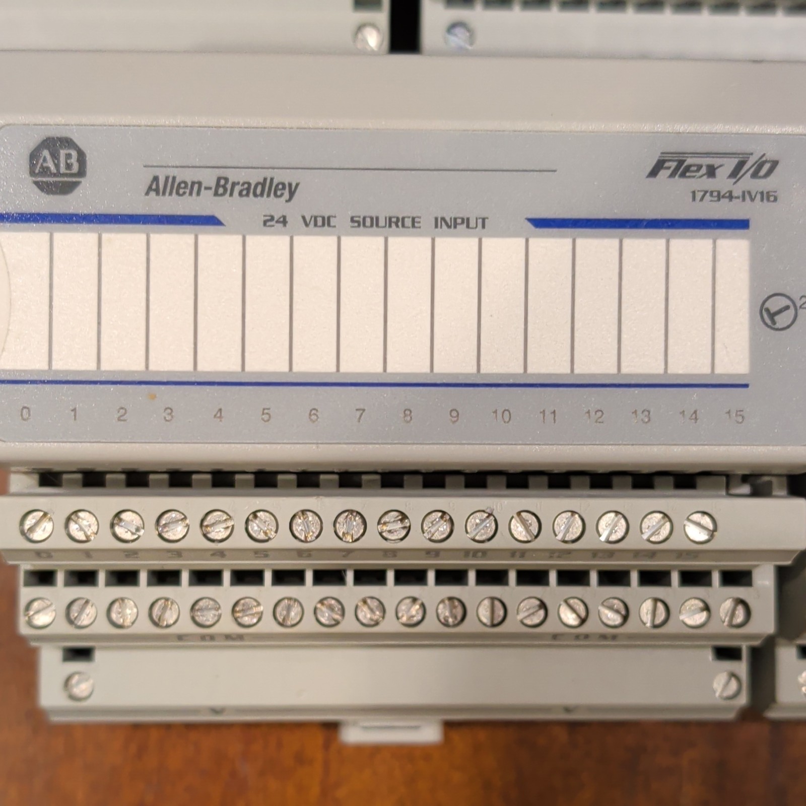 Lot of 5 Allen-Bradley Flex I/O 1794-IV16 24 VDC Digital PLC Input Module