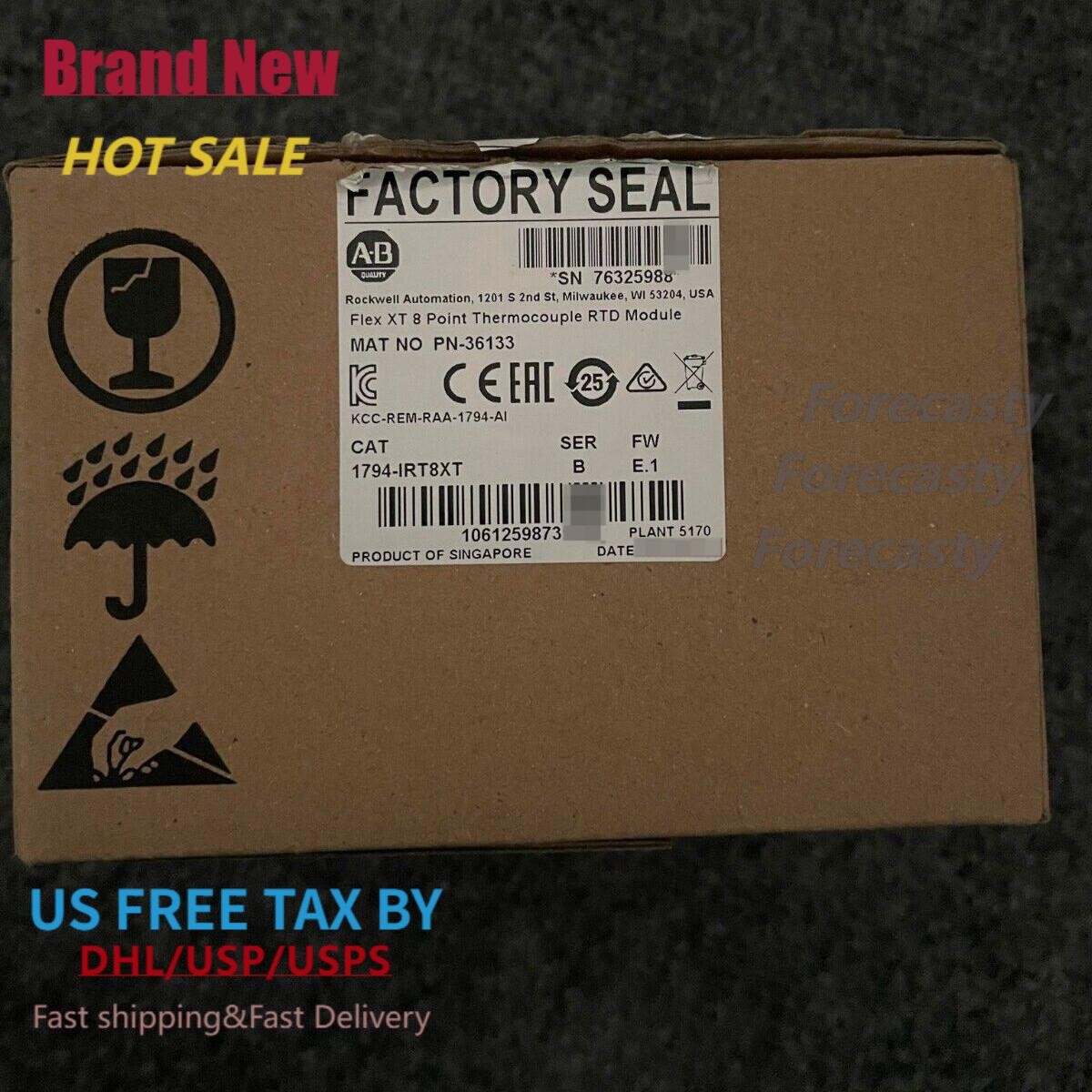 NEW SEALED AB 1794-IRT8XT Thermocouple RTD Flex I/O Fast Shipping US Free Tax