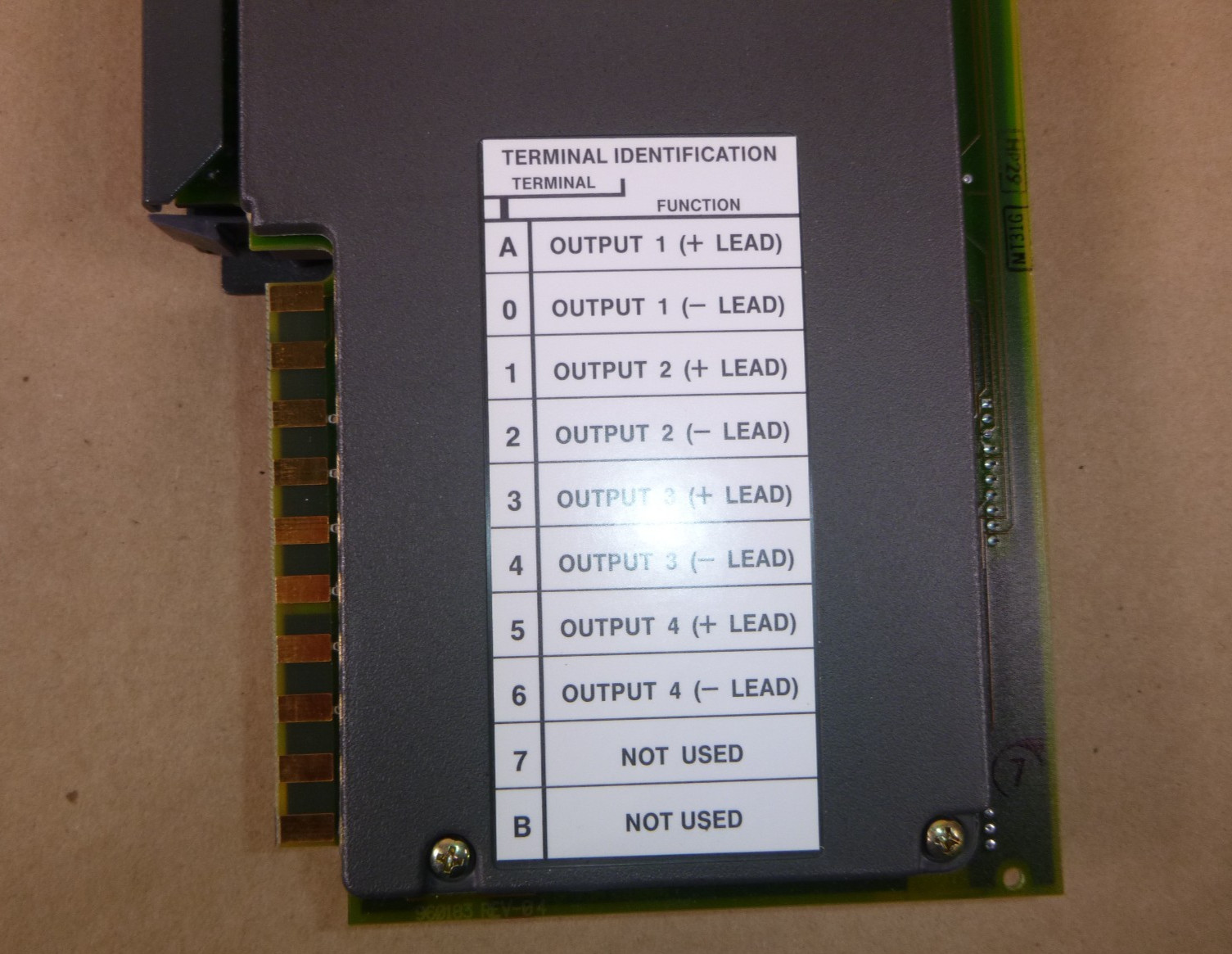 New Surplus Allen Bradley 1771-OFE2 Ser B PLC-5 4-Channel Analog Output Module