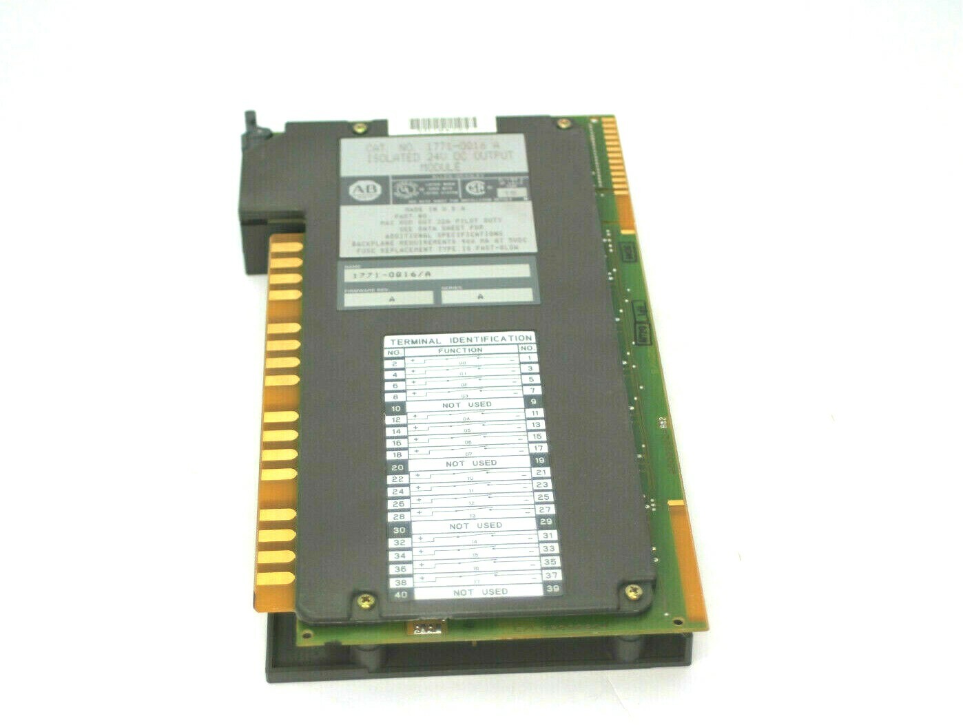 ALLEN BRADLEY 1771-0Q16/B 10V-32VDC ISOLATED DC OUTPUT MODULE *UT18