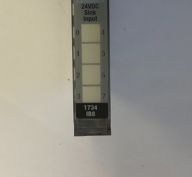 ALLEN BRADLEY 1734-IB8 INPUT MODULE 24VDC 5MA SER.D FW3.022