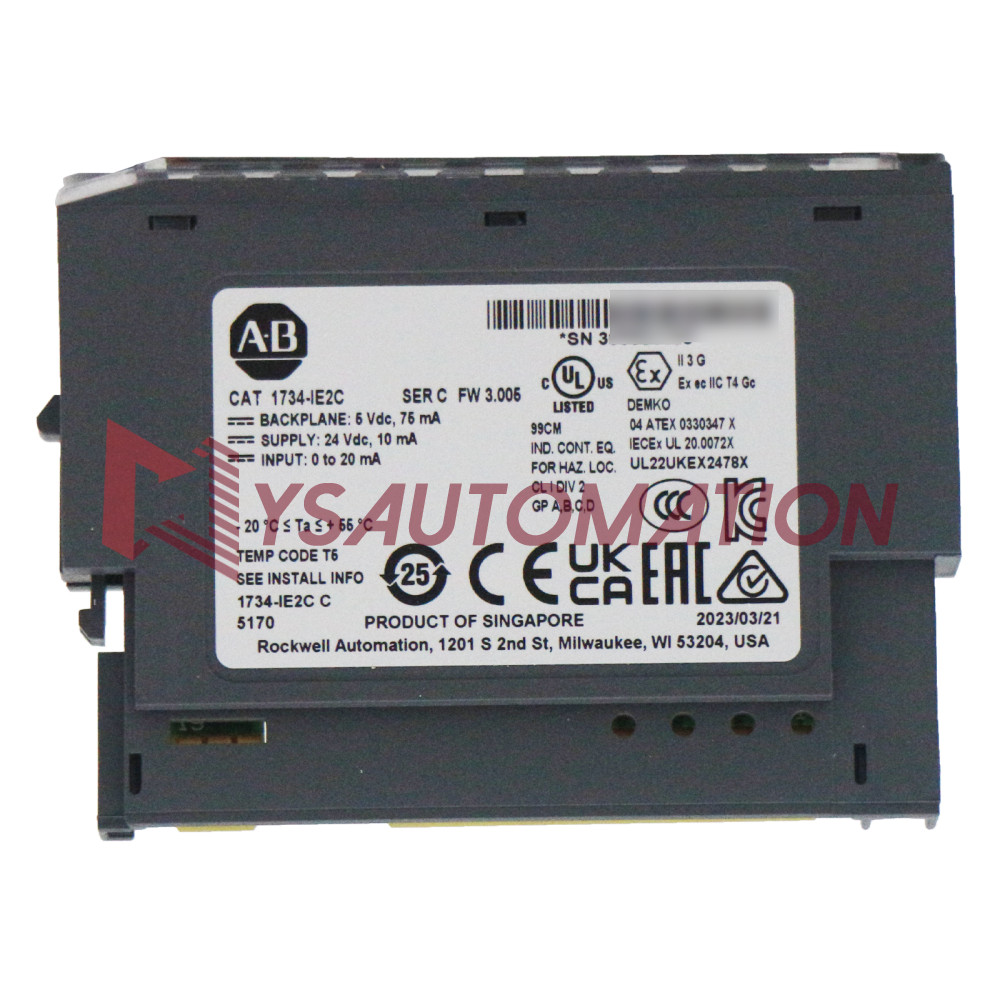 Allen-Bradley 1734-IE2C POINT I/O 2 Point Analog Sealed New Input Module
