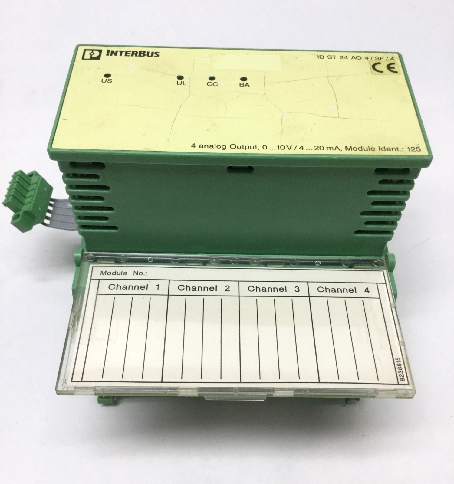 Phoenix Contact IB ST 24 AO 4/SF4 Analog Output Module 4-Channel, 4-20mA, 0-10V