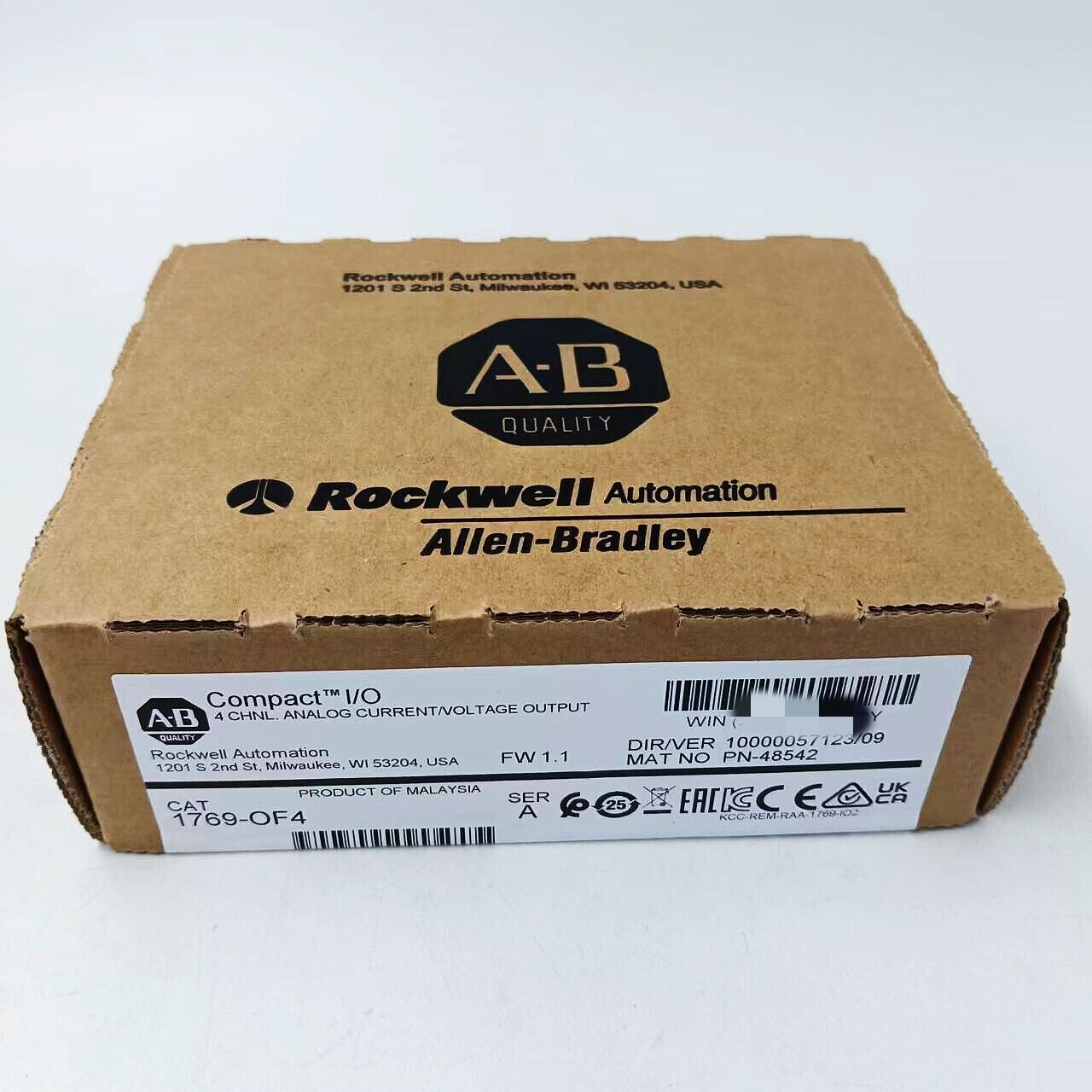 New Factory Sealed AB 1769-OF4 SER A CompactLogix Analog Output Module 1769OF4