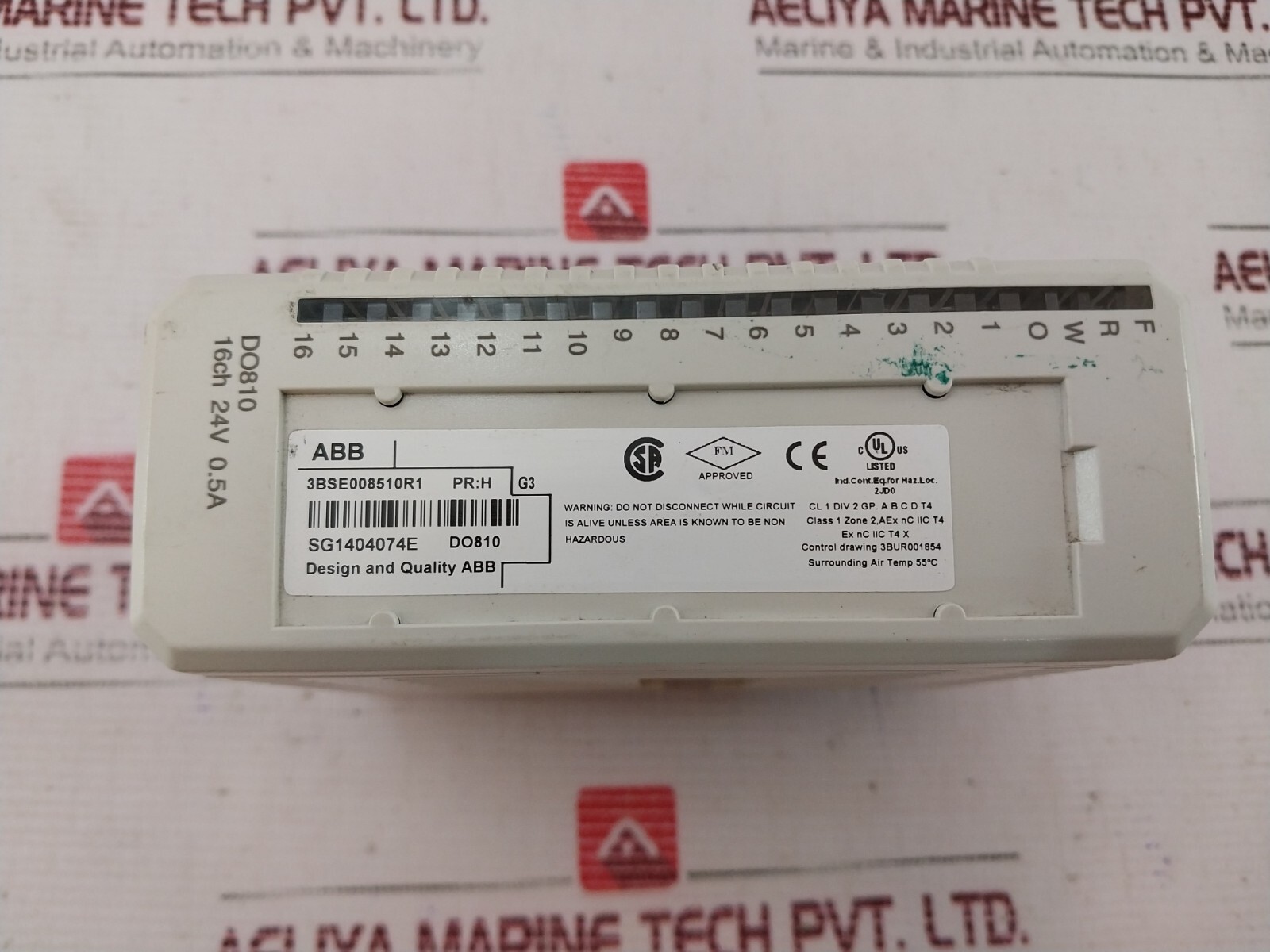 ABB DO810 Digital Output Module 16CH 24V 0.5A SURROUNDING AIR TEMP 55°C