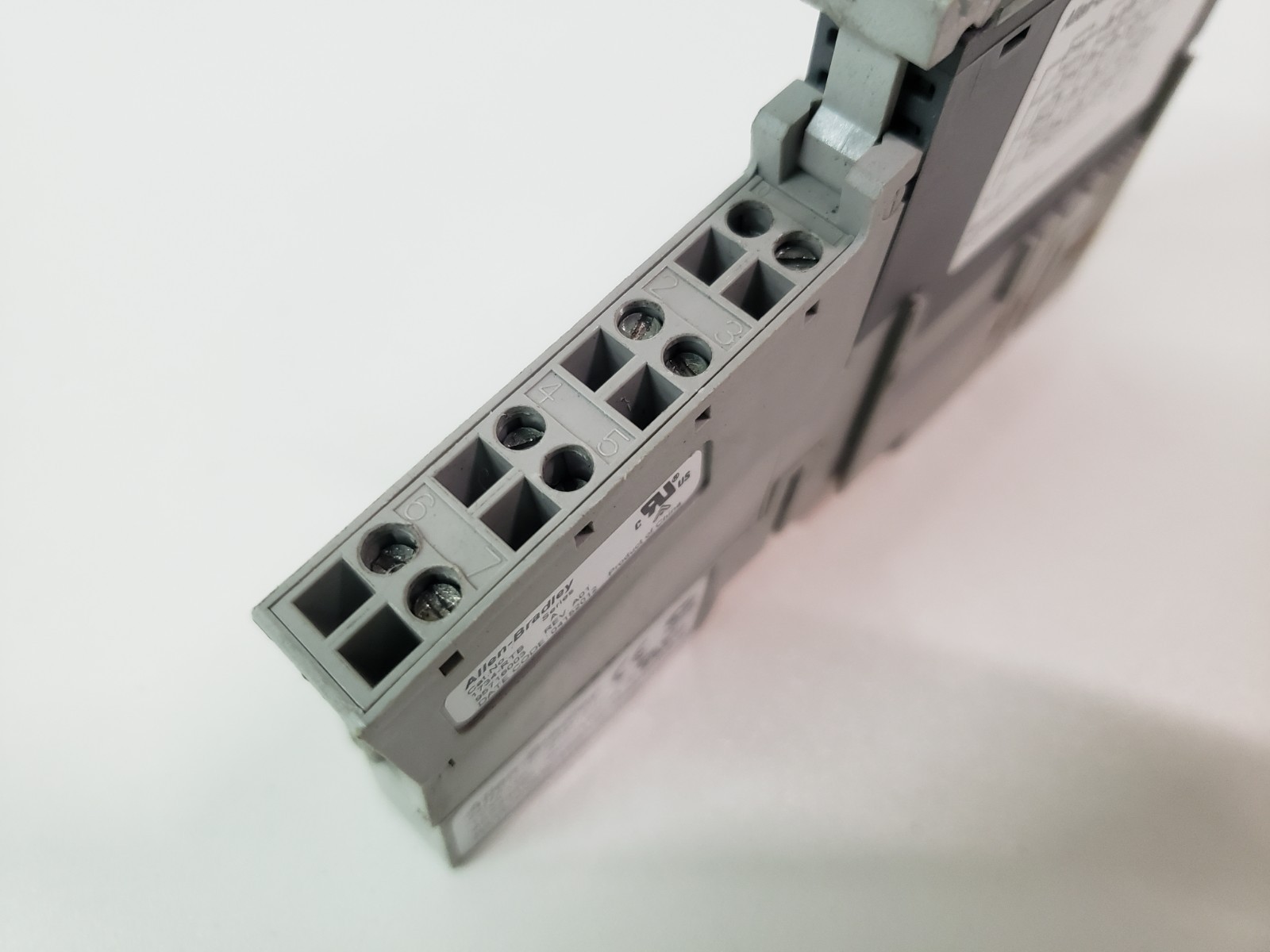 Allen-Bradley 1734-IB8 Ser. D Input Module w/ 1734-MB 1734-RTB Base