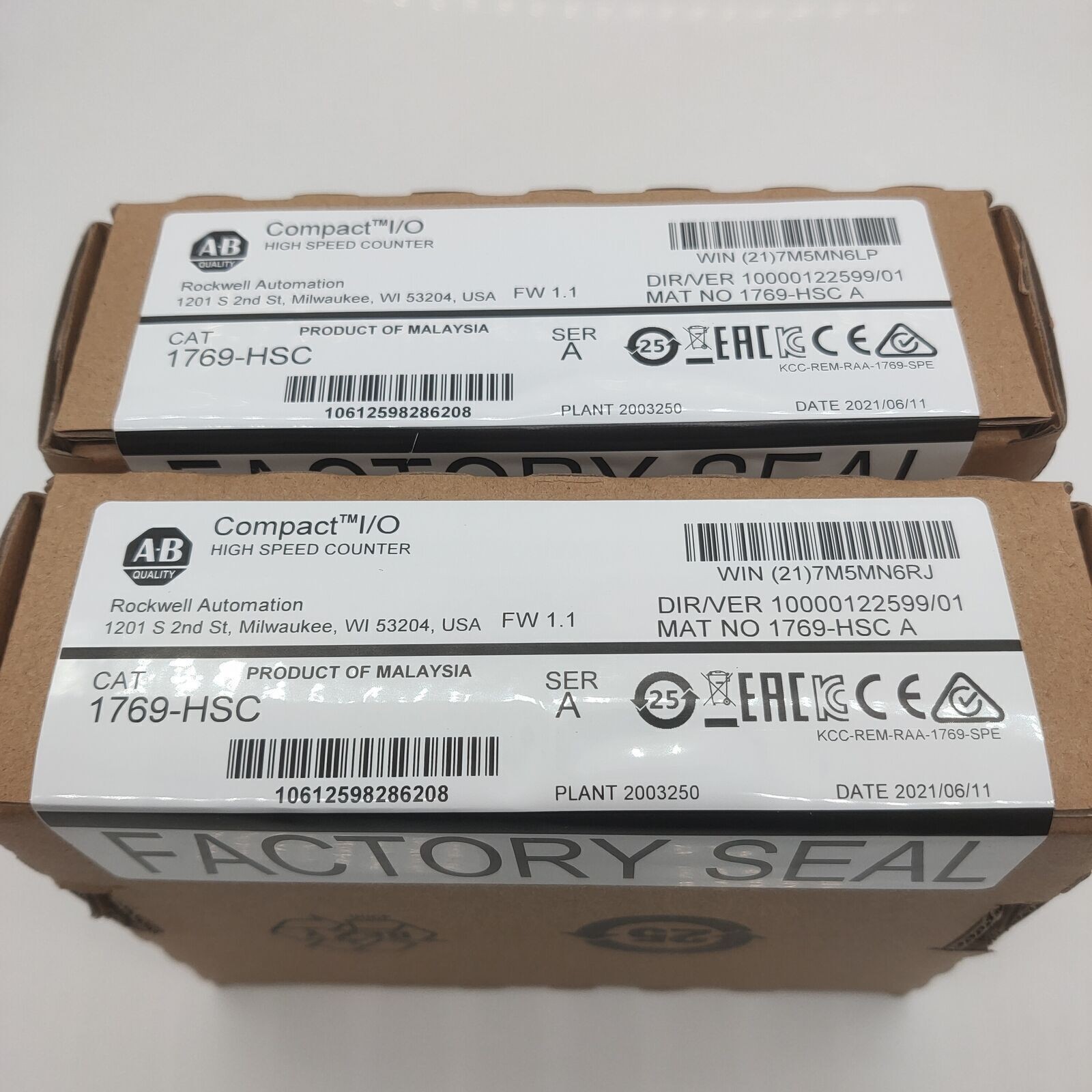 Brand New 1769-HSC/A CompactLogix High-Speed Counter Module 1769HSC serA AB US