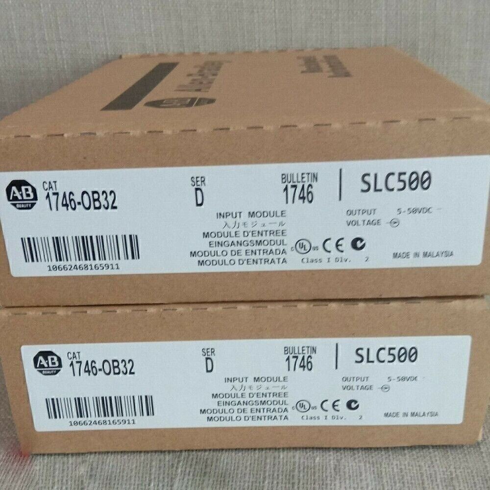 New Factory Sealed AB 1746-OB32 SER D SLC 500 PLC Output Module 1746OB32