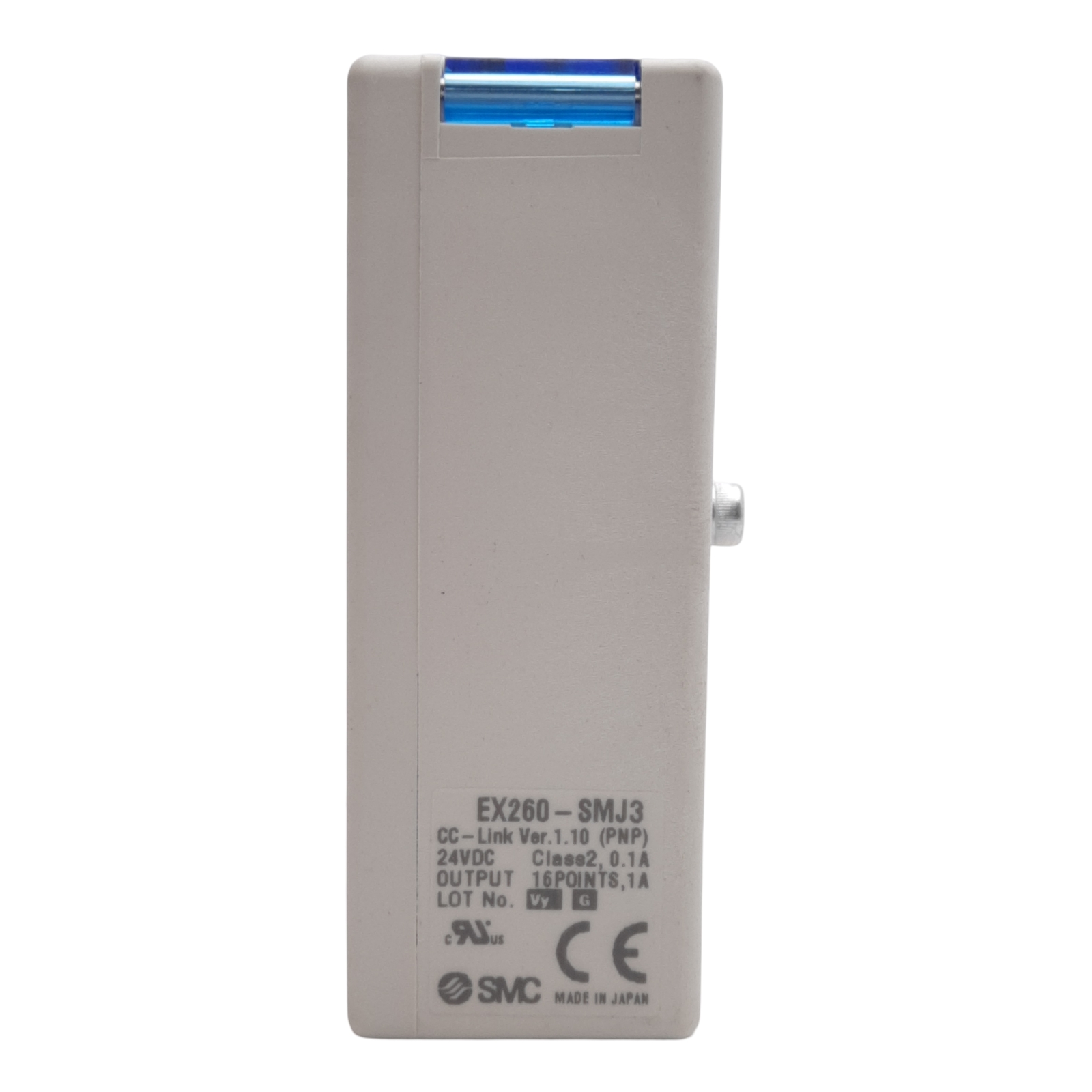 SMC EX260-SMJ3 Serial Interface Unit, CC-Link, 16-Points, PNP, M12 4-Pin, 24VDC