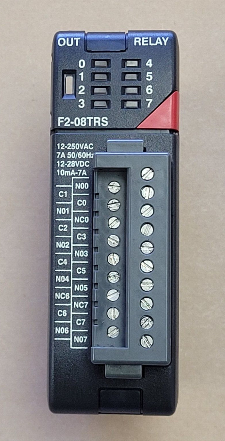 FACTS ENGINEERING F2-08TRS OUTPUT MODULE, BOARD P9138-D F2-08TR-1