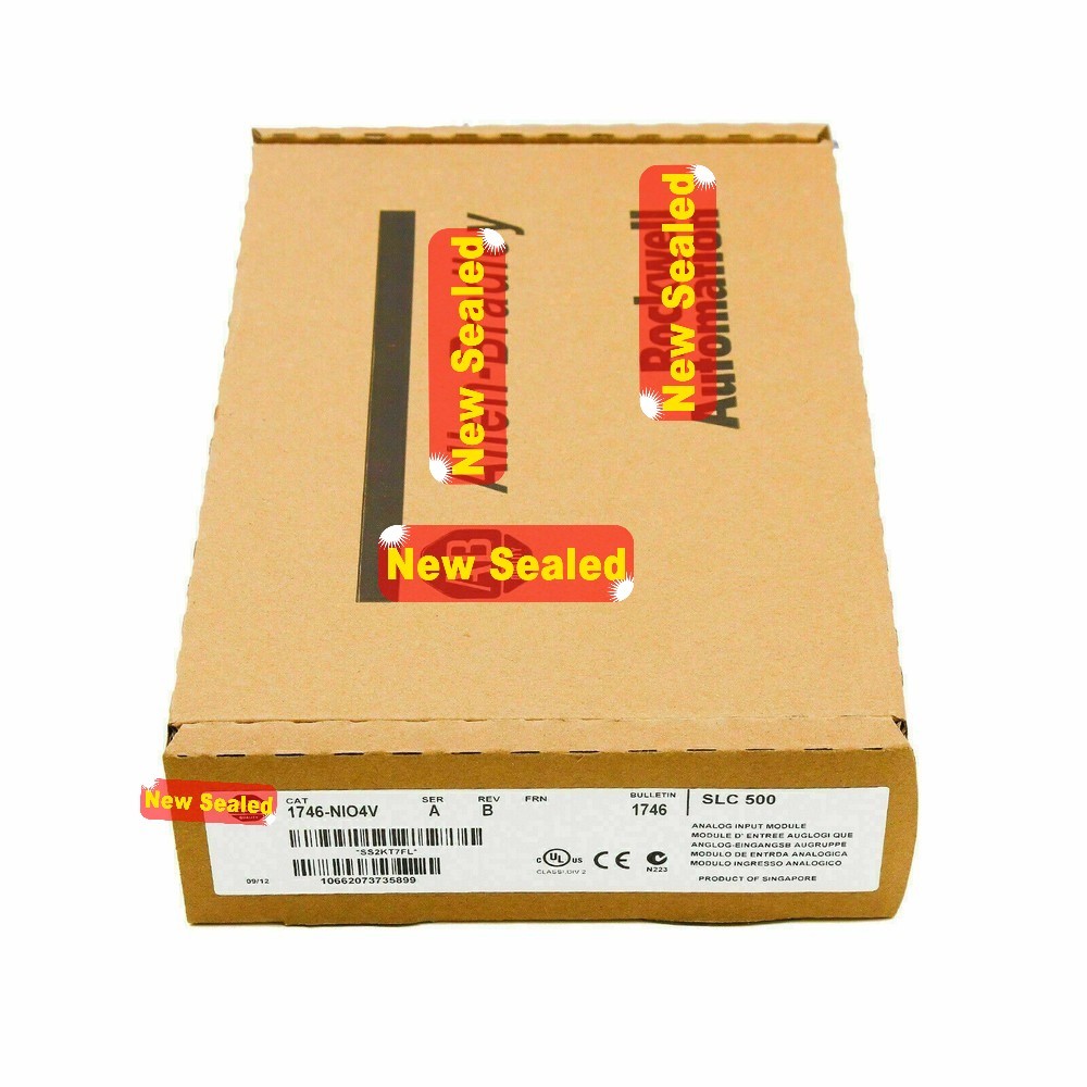Sealed 1746-NIO4V SER A SLC 500 Analog Output Module FAST SHIP US Free Tax