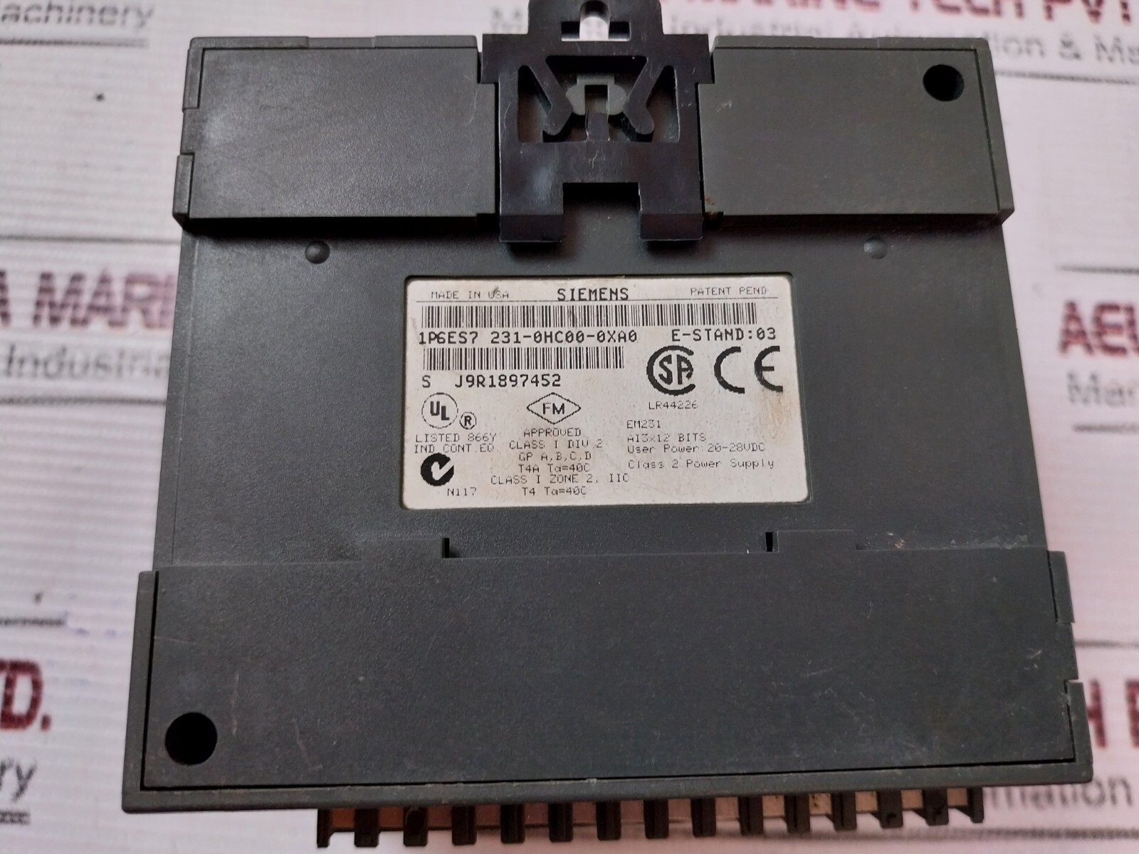 Siemens 6ES7 231-0HC00-0XA0 Analog Input Module EM231