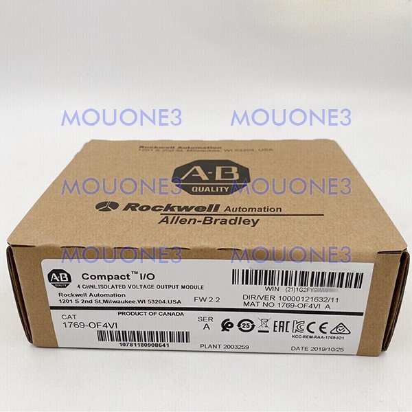 1769-OF4VI AB CompactLogix 4 Pt A/O VoltageModule 1769OF4VI FREE SHIP NEW IN BOX