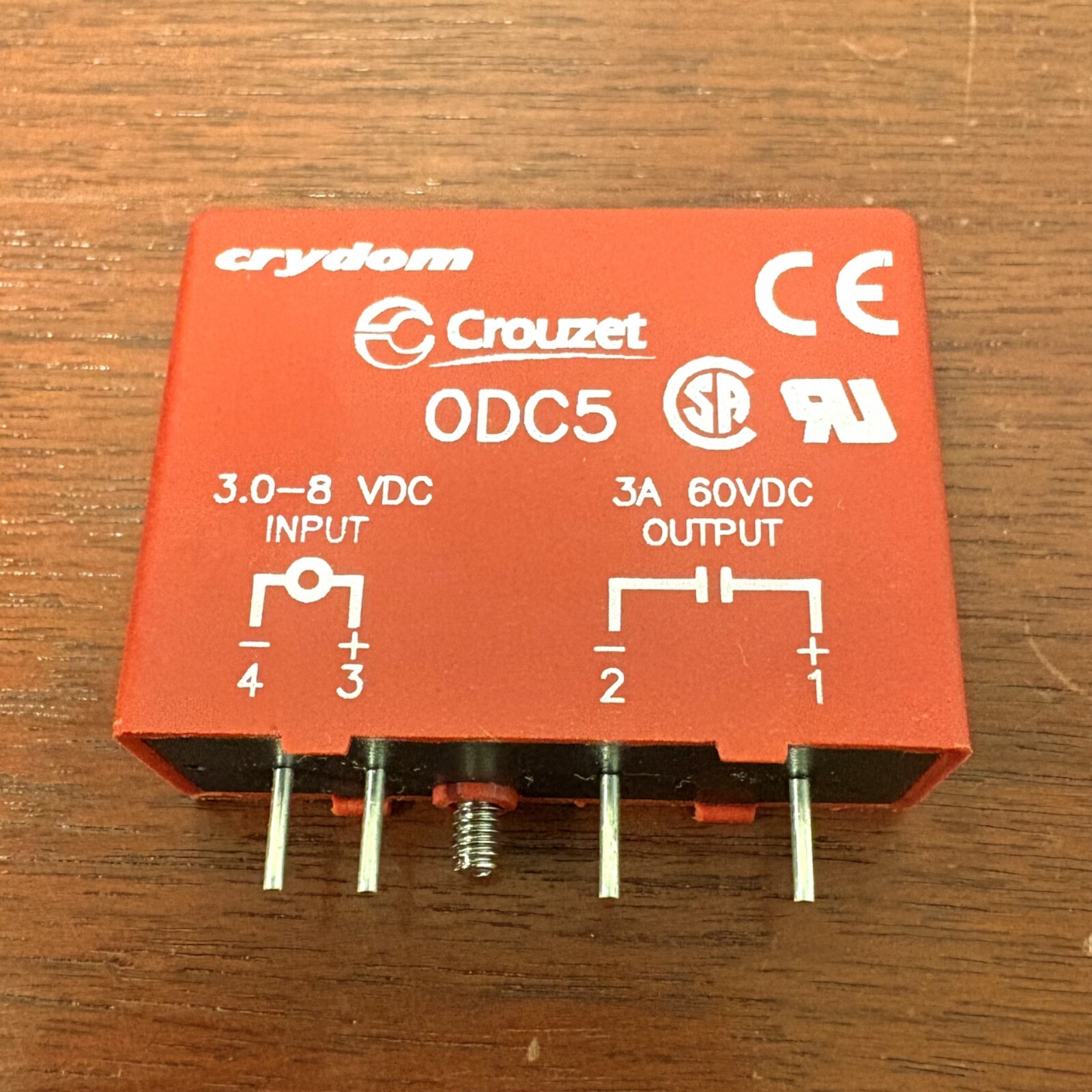 Crydom ODC5 I/O Module, 3.0-8 VDC Input, 3A 60VDC Output