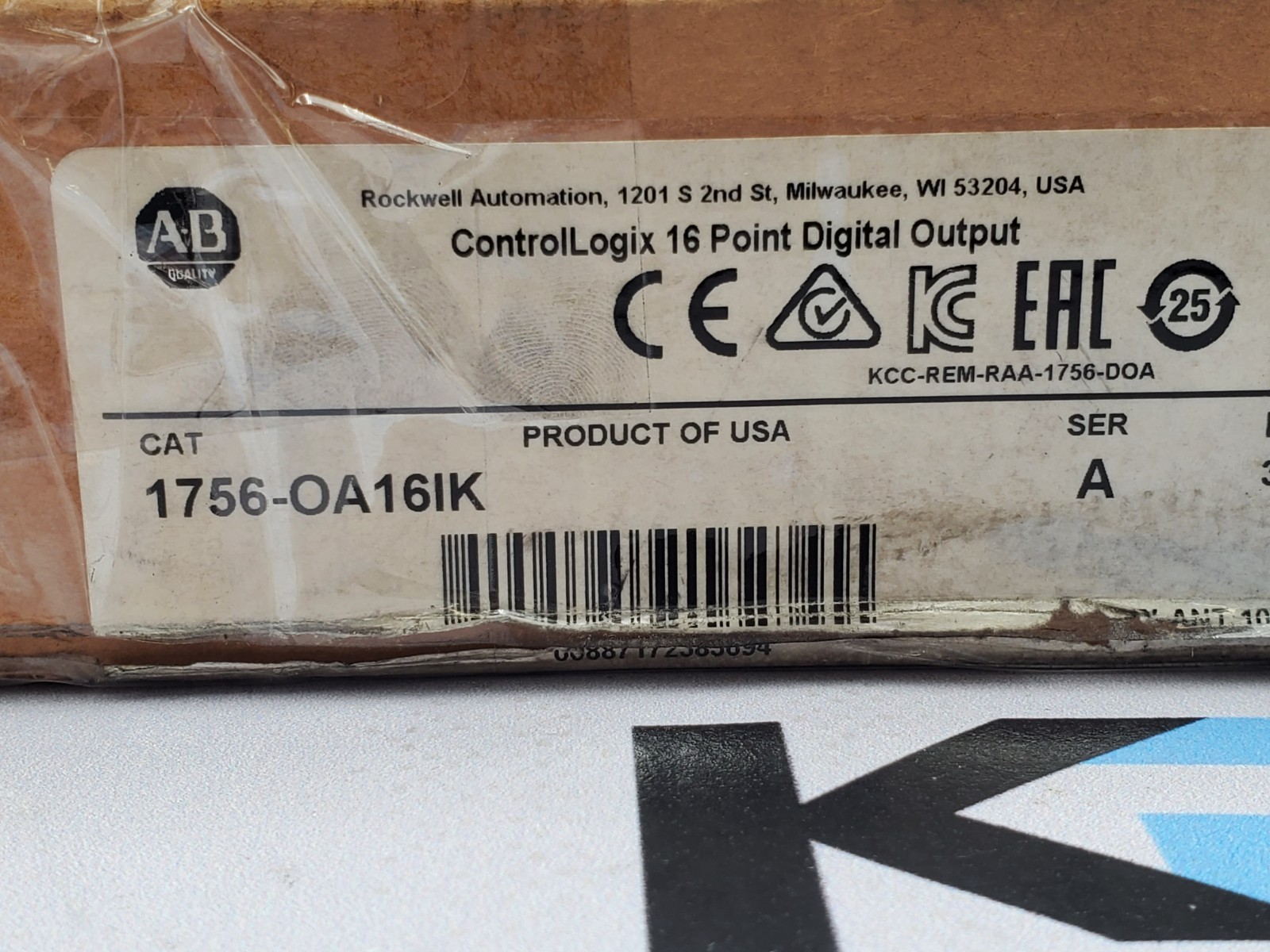 Surplus Pre-Owned Allen-Bradley 1756-OA16I ControlLogix 16 Point D/O Module