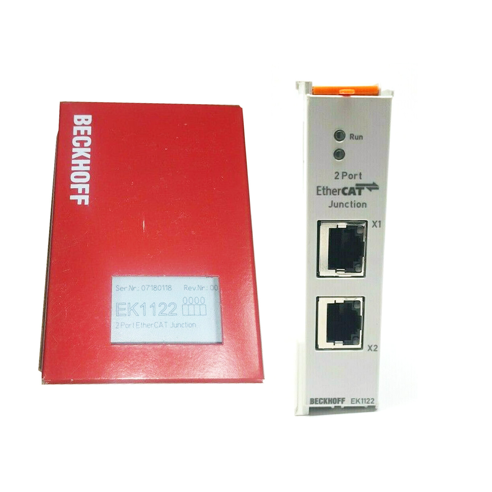 New In Box BECKHOFF EK1122 2-port EtherCAT Junction Expedited Shipping