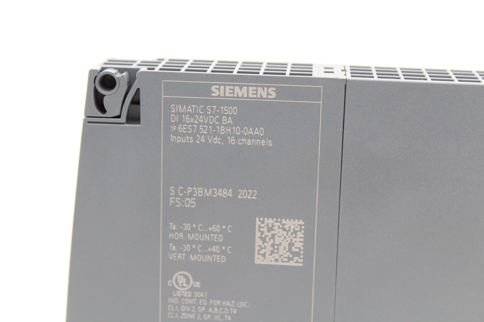 Siemens 6ES7521-1BH10-0AA0 Simatic S7-1500 Digital Input Module