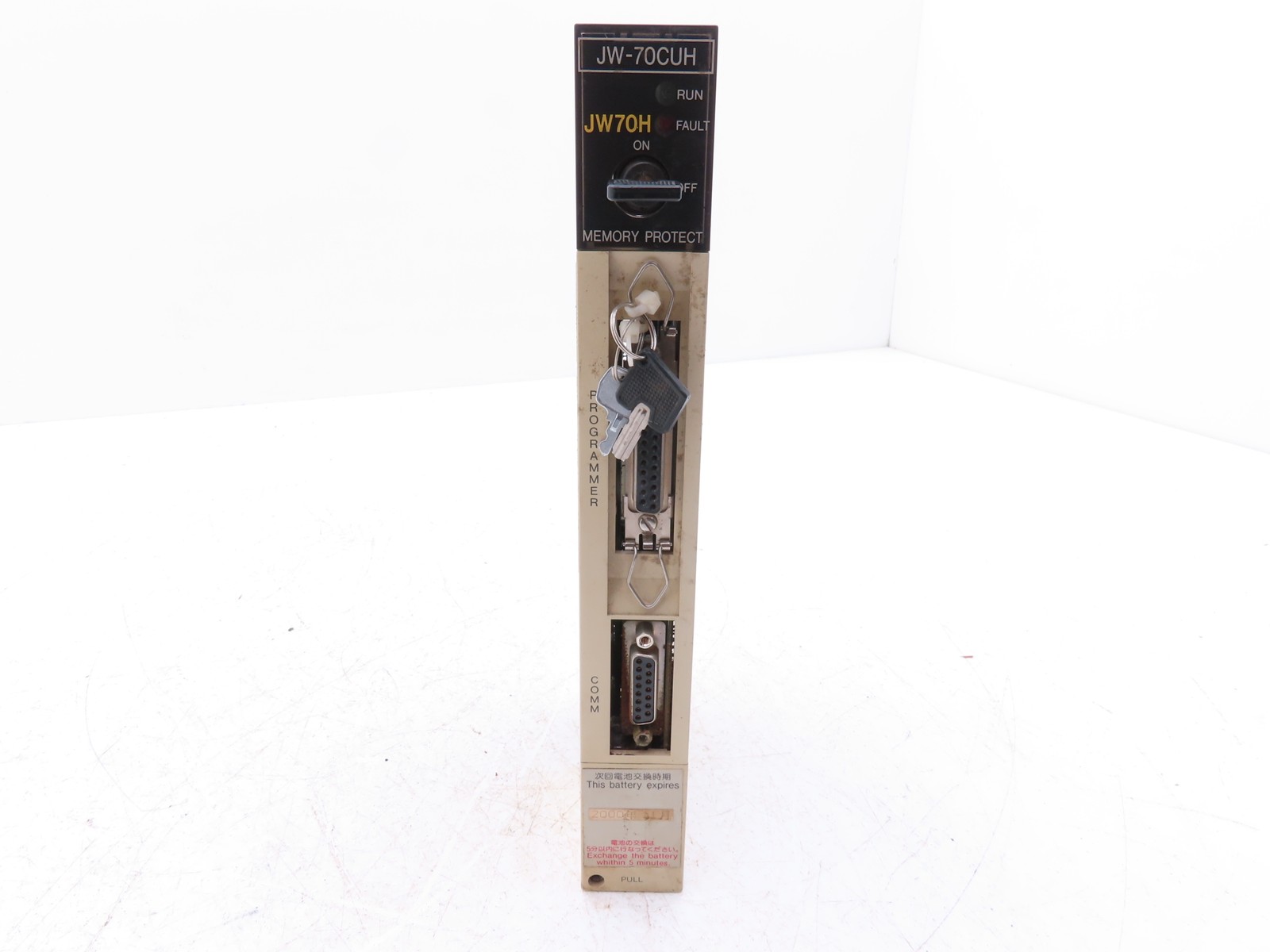 Sharp JW-70CUH PLC Anolog I/O Input Output Control Module