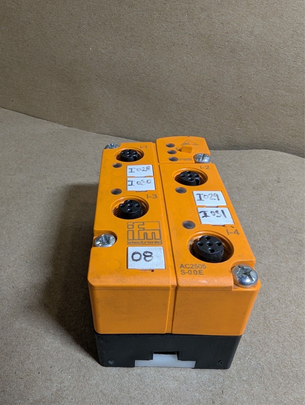 IFM AC2505 AS-Interface ClassicLine module, 4 PNP Inputs, M12, 24VDC