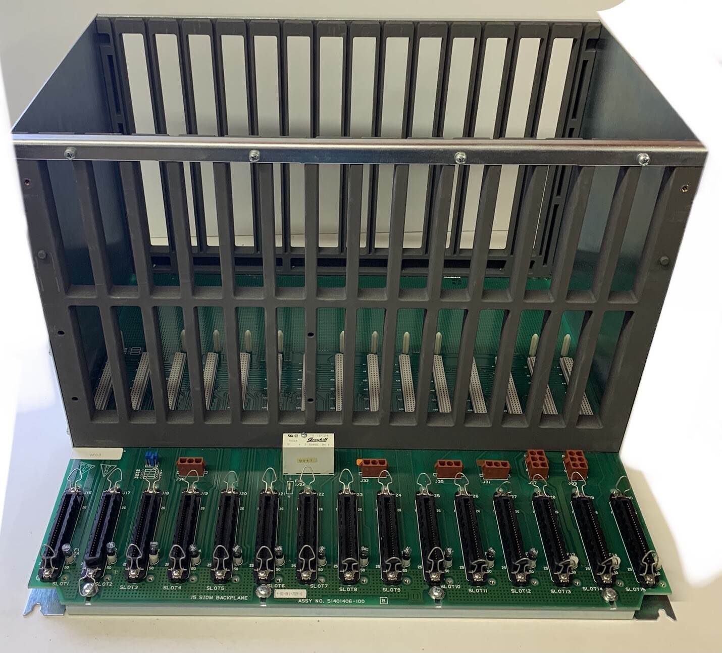 Honeywell Measurex 51401546-100 Rev A PROCESS MODULE I/O FILE CHASIS 15 SLOT