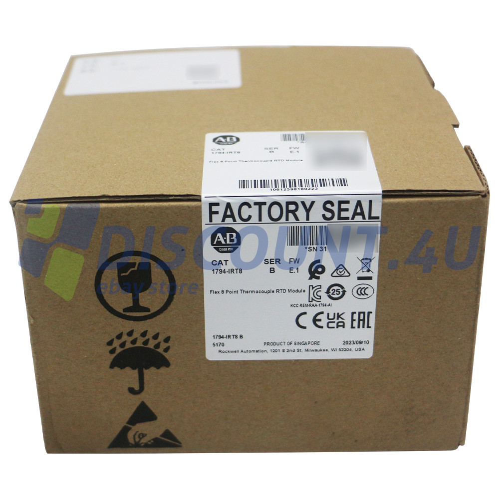 New Sealed 1794-IRT8 Allen Bradley Flex 8 Point Thermocouple RTD Module