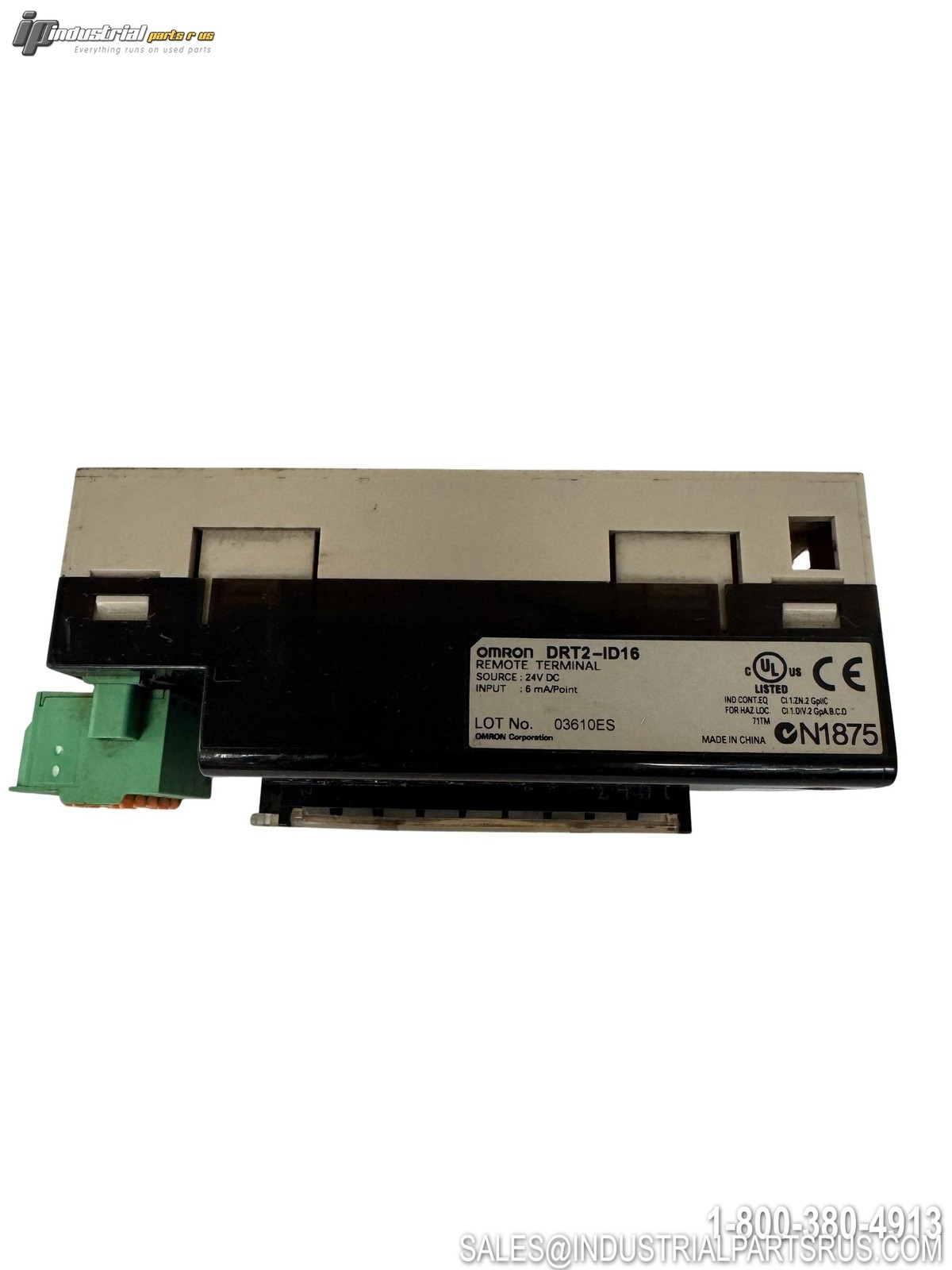 Omron DRT2-ID16 DeviceNet Digital I/O Module 16 Input 24VDC NPN
