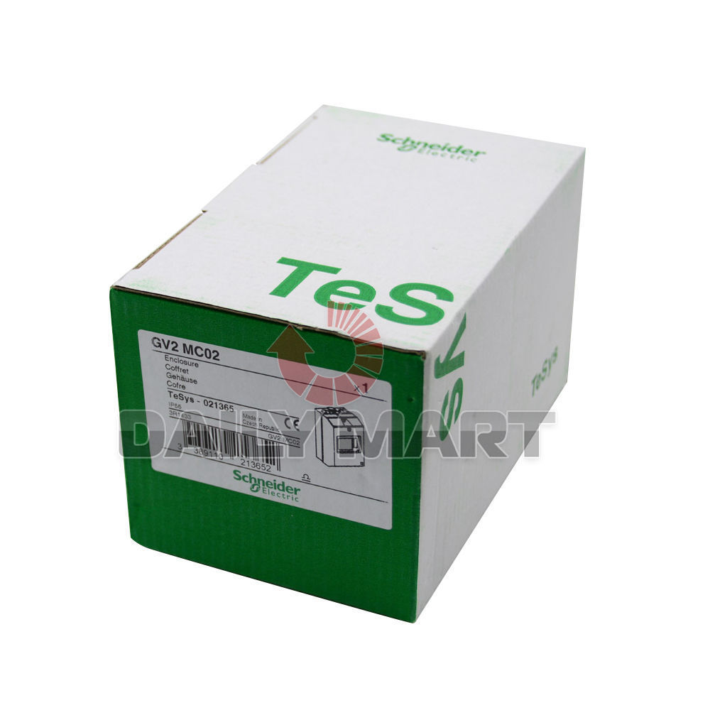 NEW Schneider GV2-MC02 Breaker Enclosure, Control White IP55