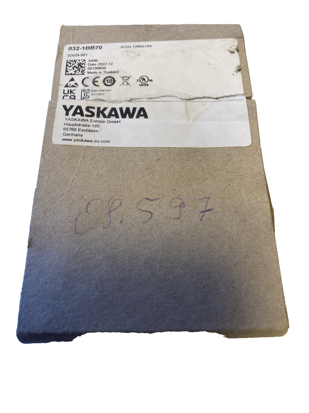 VIPA/Yaskawa 032-1BB70 SM 032 Analog Output Module