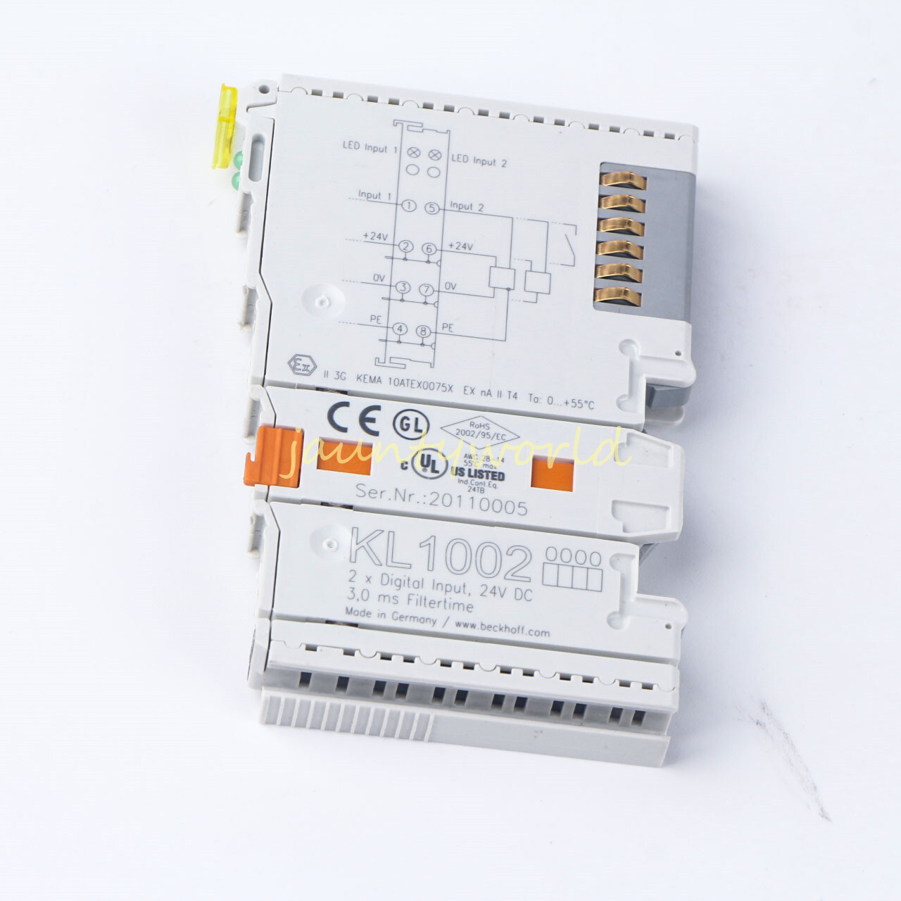 1PC Used Beckhoff KL1002 Digital Input 24VDC Tested