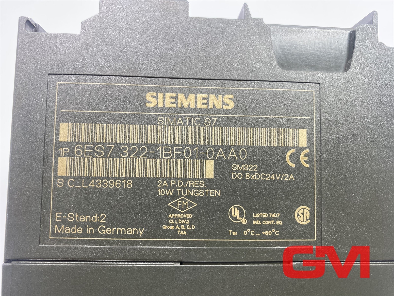 Siemens Digital Output 6ES7322-1BF01-0AA0 E: 02 Slightly Damaged
