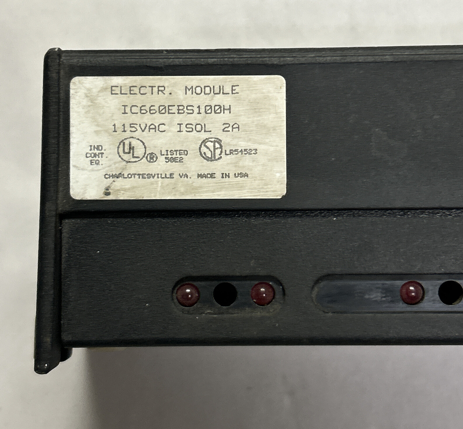 GE FANUC,IC660EBS100H,GENIUS BLOCK I/O MODULE