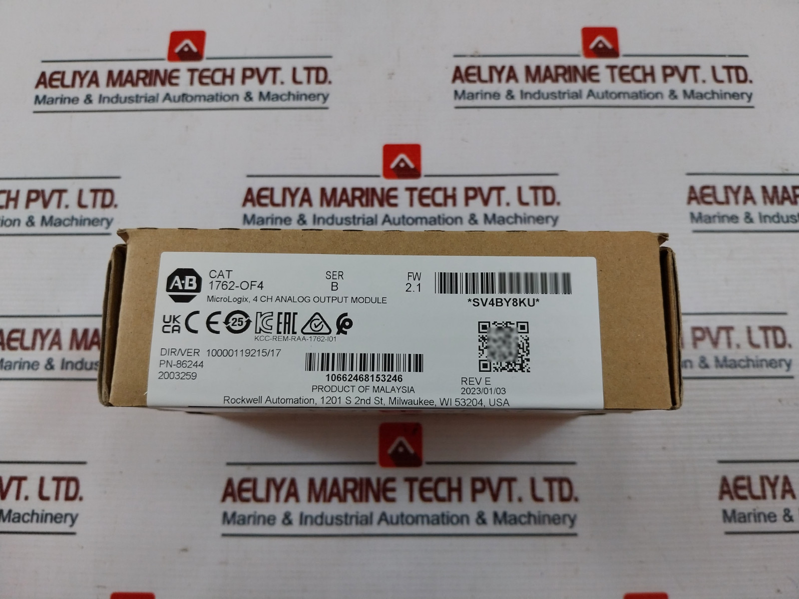 Sealed Pack Allen-Bradley 1762-OF4 Micro Logix Analog Output Module SER.B