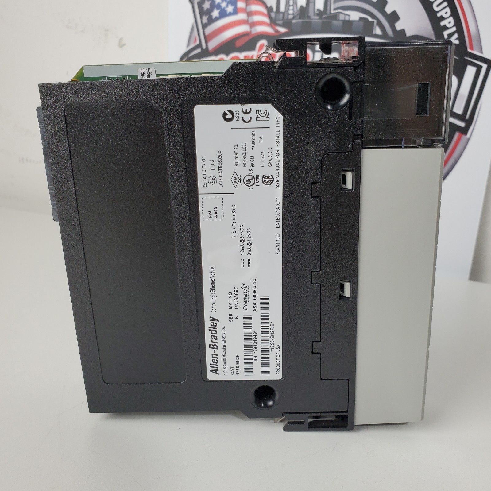Allen Bradley 1756-EN2F /B Communications Bridge Module Ethernet/IP 10/100 Mb/s