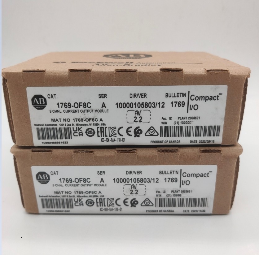 New Factory Sealed 1769-OF8C CompactLogix 8 Pt A/O Current Module AB
