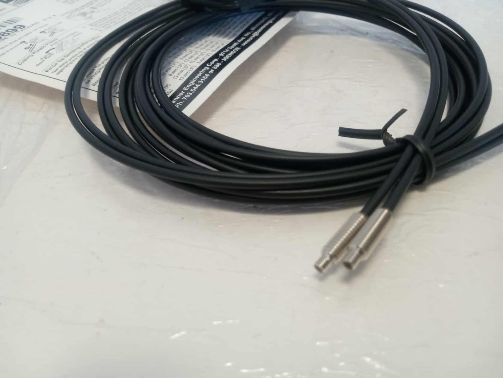 BANNER 39899 PIT66U Plastic Fiber; Opposed Mode Core Dia.: 1.5 mm; Fiber Length