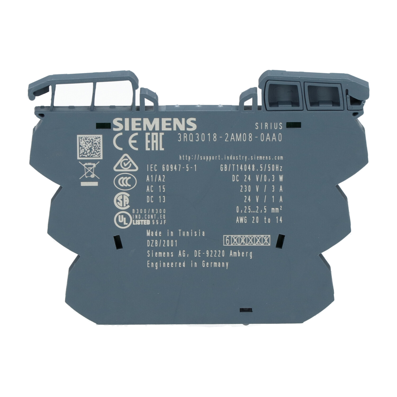 Siemens 3RQ3018-2AM08-0AA0 Output Coupler Relay New NFP (3pcs)