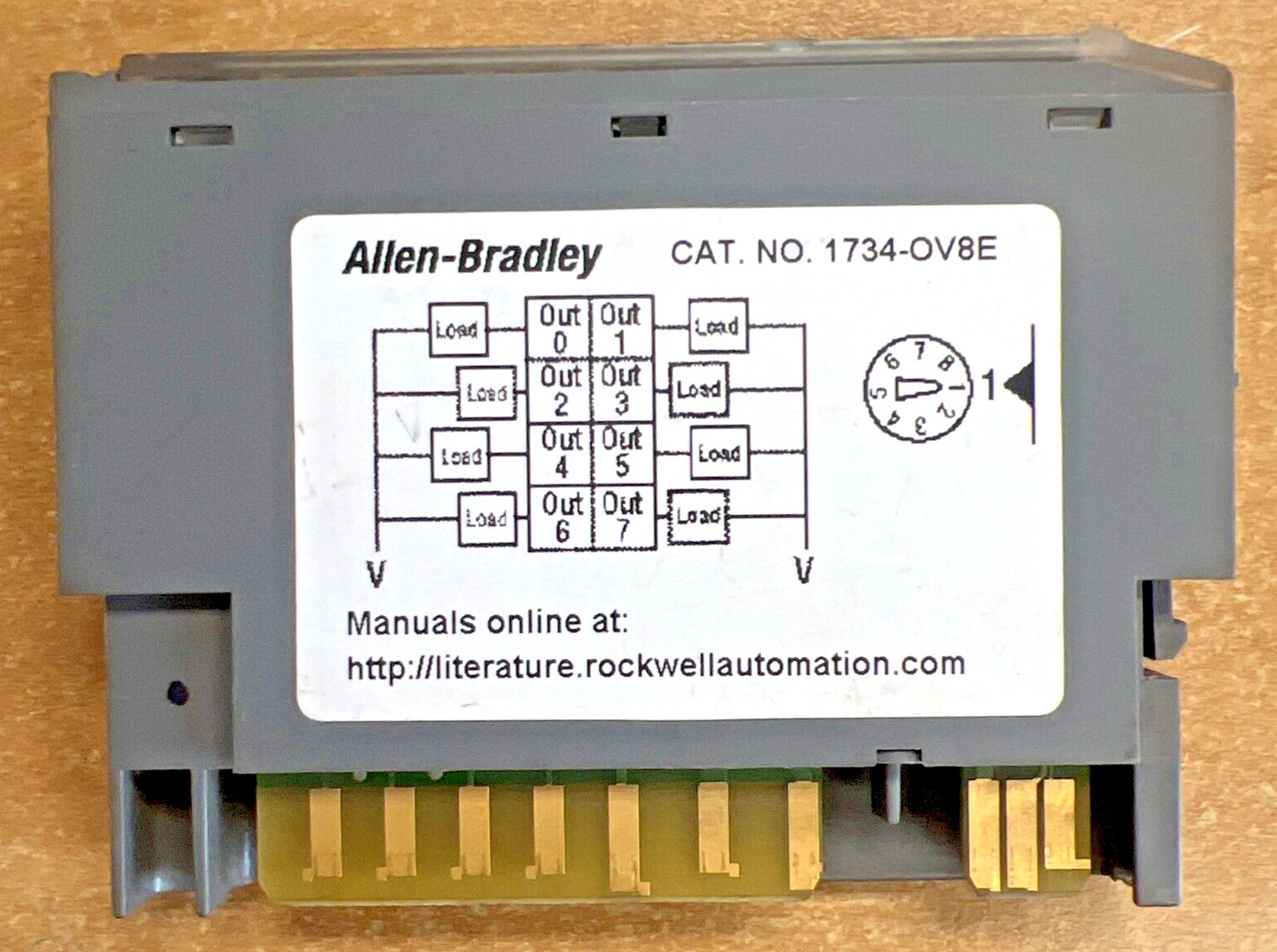 Allen Bradley 1734-OV8E 24V DC 8 CHANNEL SINKING OUTPUT MODULE