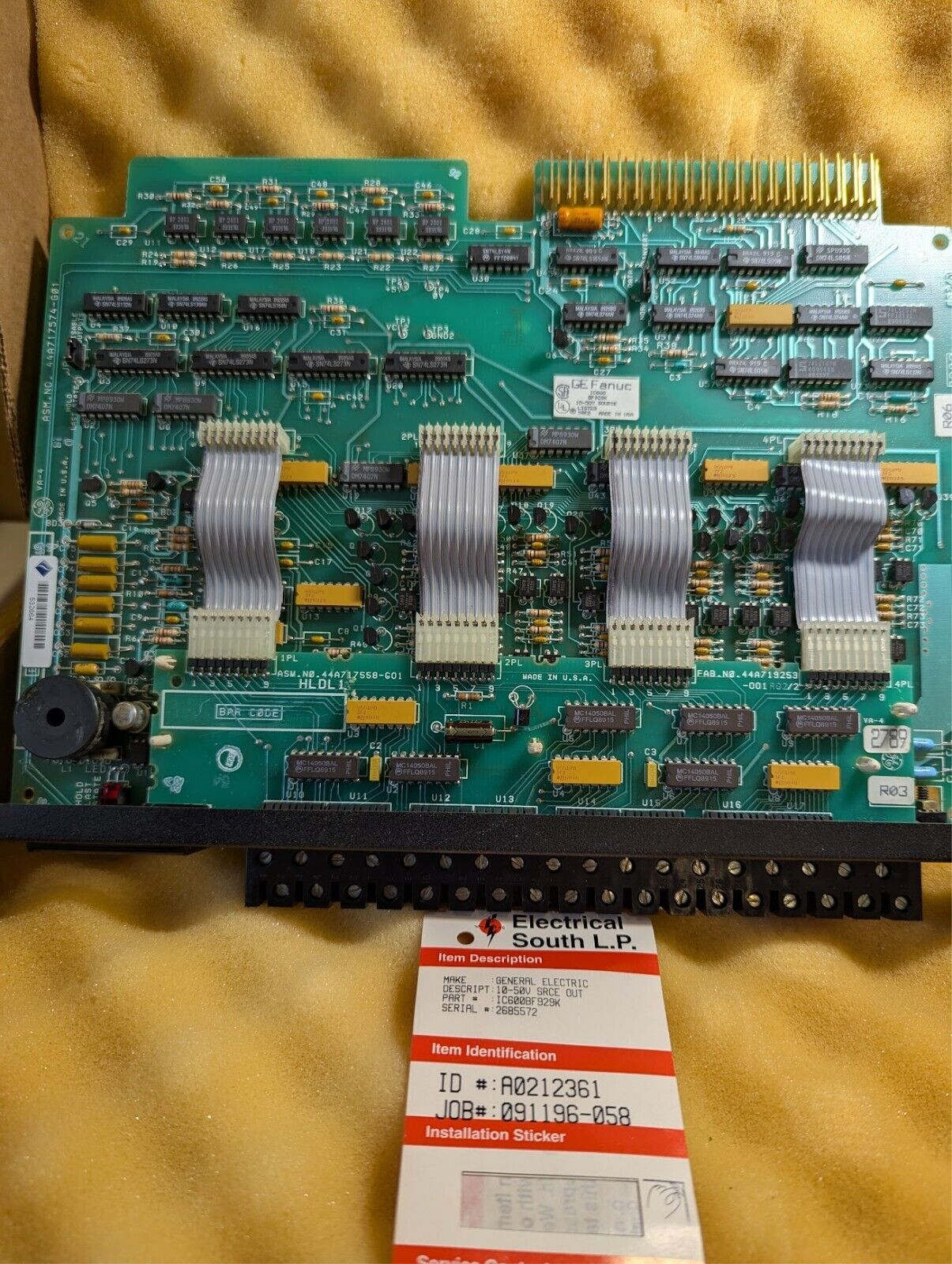 GE Fanuc IC600 BF929K Series Six HD Output Module 10-50VDC (NIB)