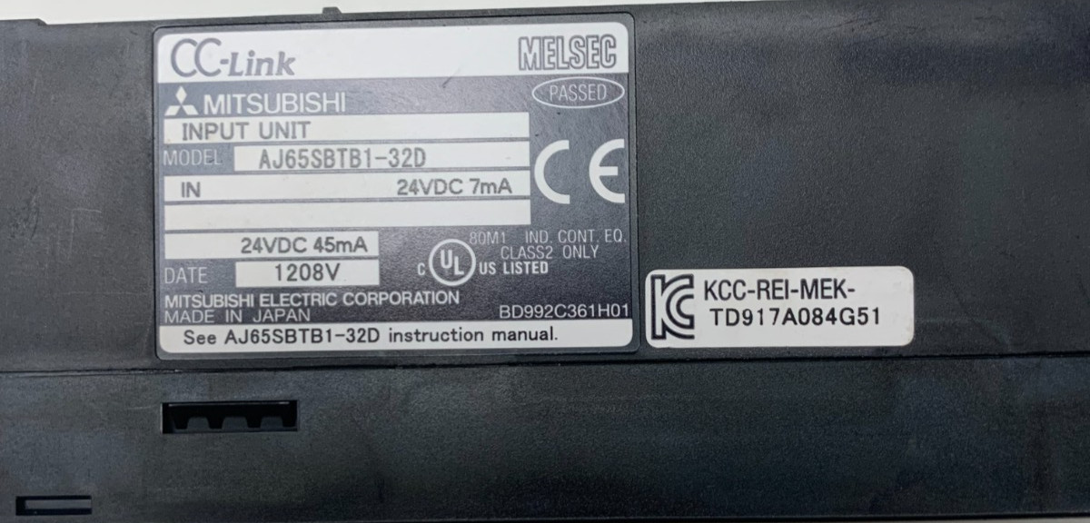 Mitsubishi AJ65SBTB1-32D Input Unit – Clean!