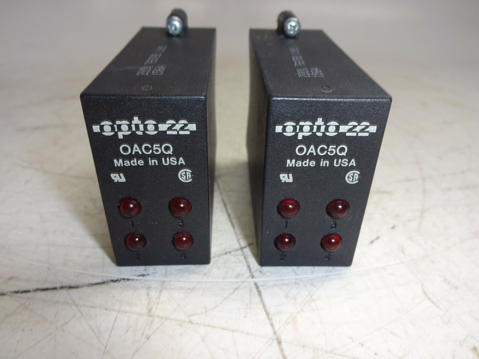 LOT OF 2 OPTO 22 OAC5Q OUTPUT MODULE