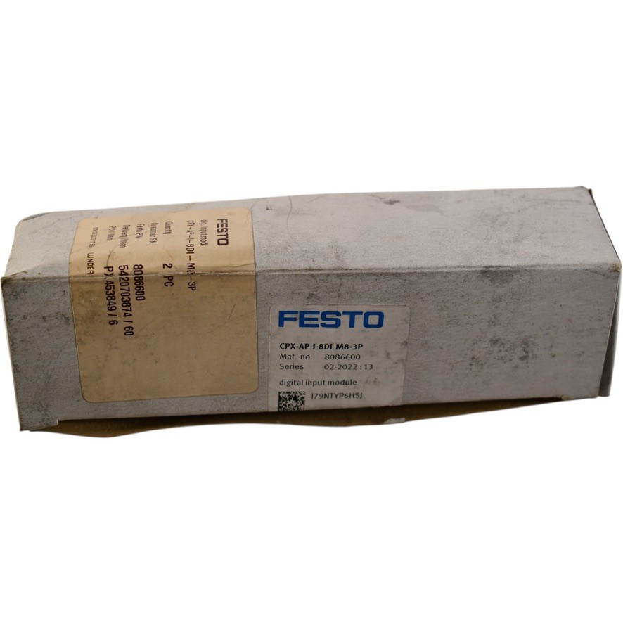 NEW Festo 8086600 Input Module | CPX-AP-I-8DI-M8-3P | 8 Digital Inputs | IP67