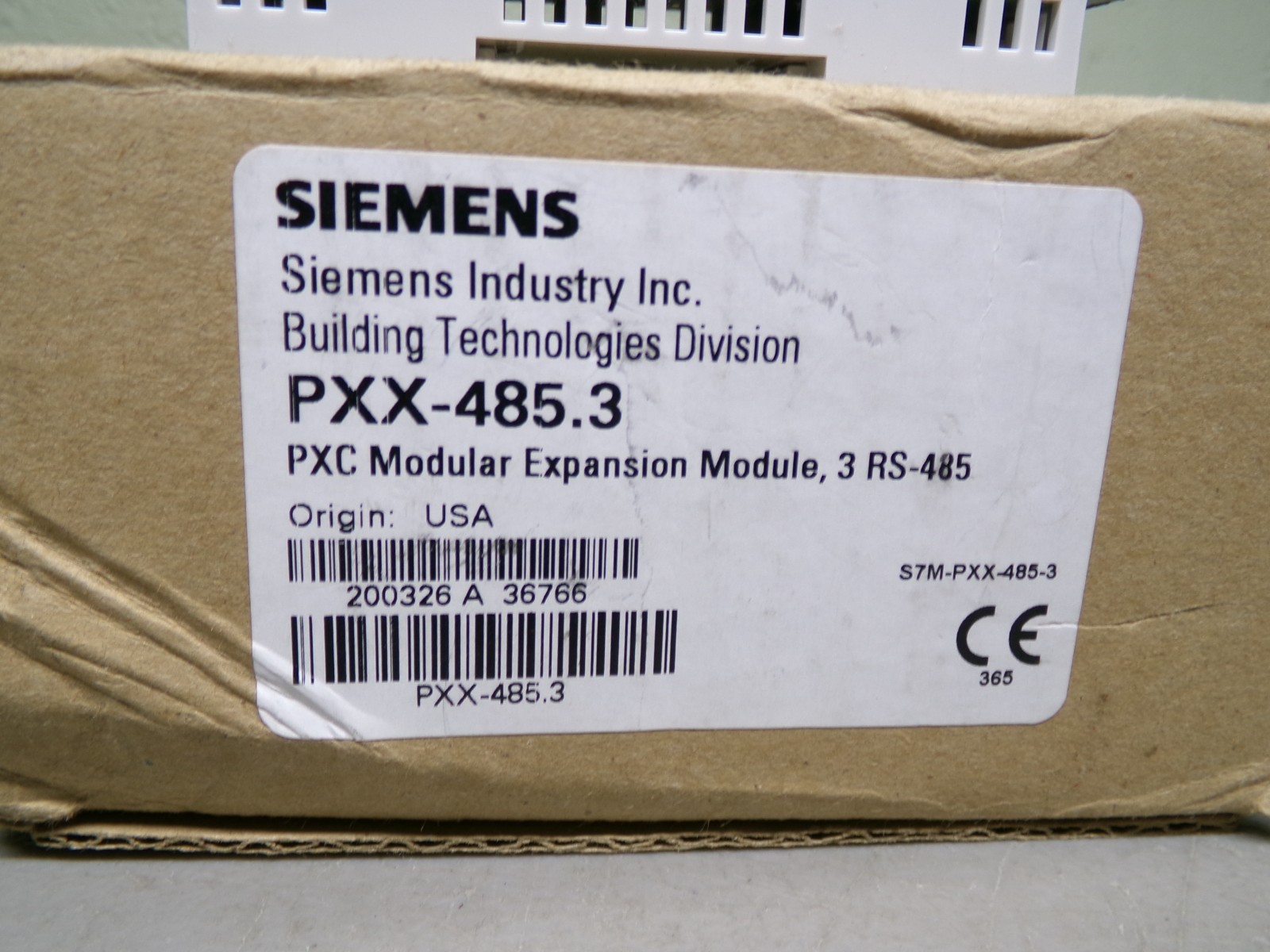 SIEMENS PXX-485.3 MODULAR EXPANSION MODULE 3 RS-485