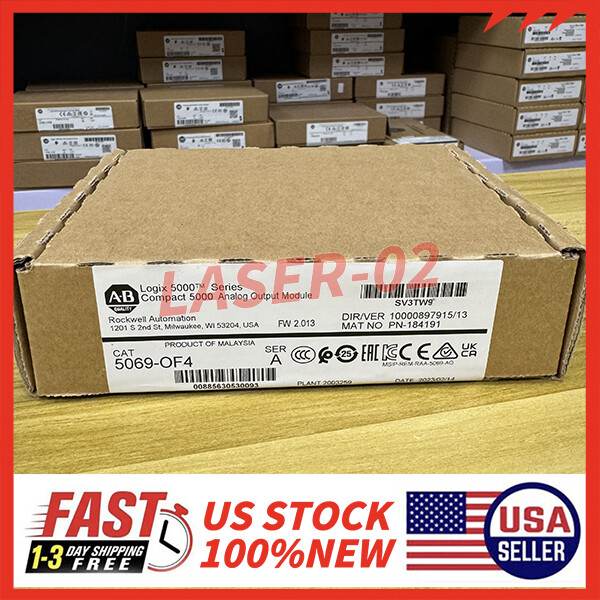 Allen-Bradley Newest 5069-OF4 /A CompactLogix 5000 Analog Output Module PLC