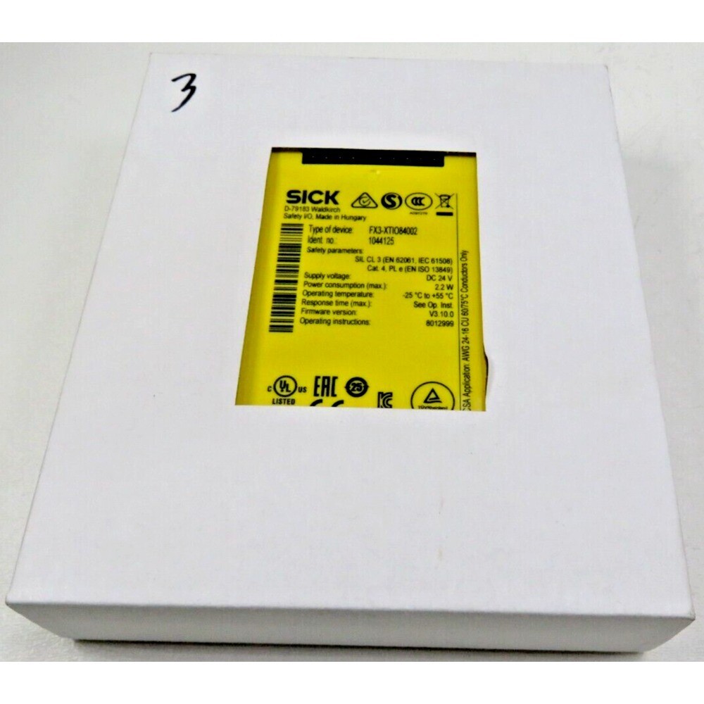 Sick FX3-XTIO84002 1044125 Safety Relay (New )